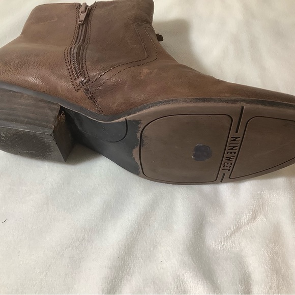Nine West boots brown size 9.5 M - Picture 5 of 11
